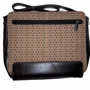 Crazy Horse by Liz Claiborne Laptop Messenger Bag 16” monogramed